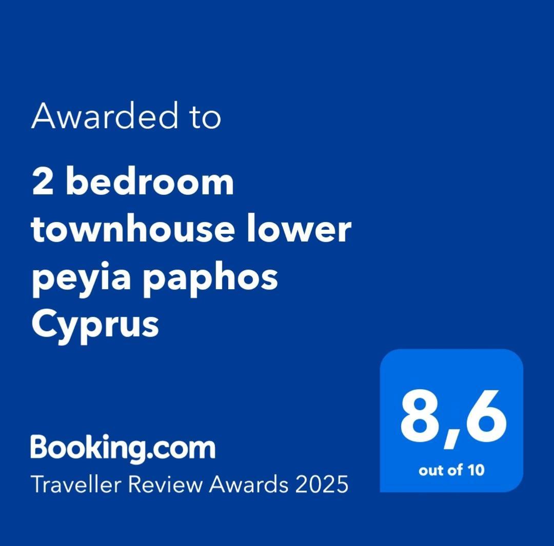 2 Bedroom Townhouse Lower Peyia Paphos Cyprus Pegeia Exterior foto